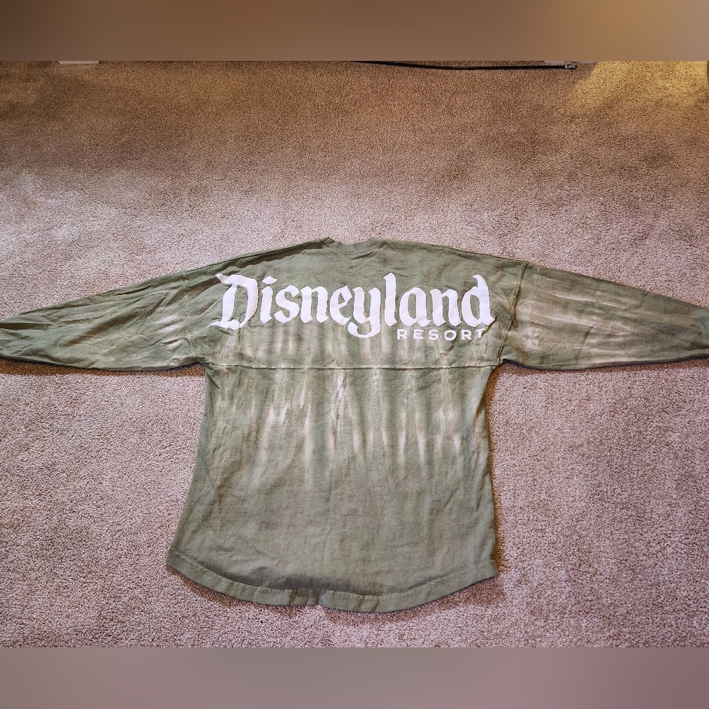 Disney Spirit Jersey, Light Olive Green/White Tie Die